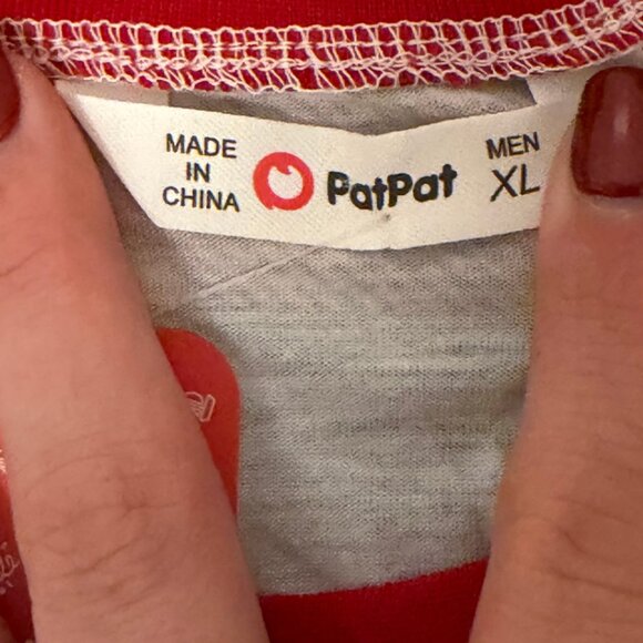 NWT Men’s Christmas Santa Plaid Pajama Set – Long Sleeve Top & Jogger Pants XL - Picture 5 of 6